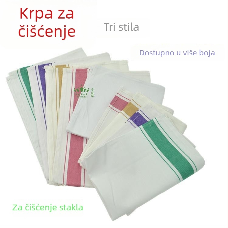 WUQA krpa za čišćenje stakla – debela, bez dlačica, netkana tkanina, za kuhinju i čaše za crveno vino