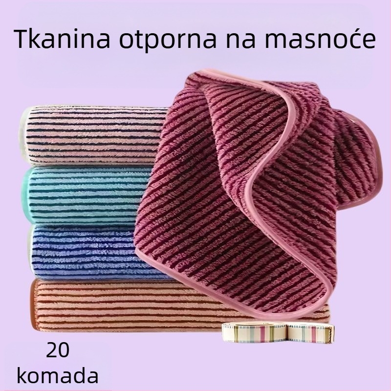 Nova krpa za suđe od bambusovih vlakana – otporna na masnoću, izuzetno upija vodu, ne ostavlja dlačice, jednostavna za čišćenje, kuhinjska krpa