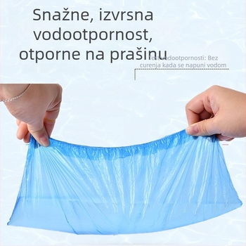 Jednokratne navlake za cipele, debele, vodootporne, plastične, 100 komada, univerzalna veličina