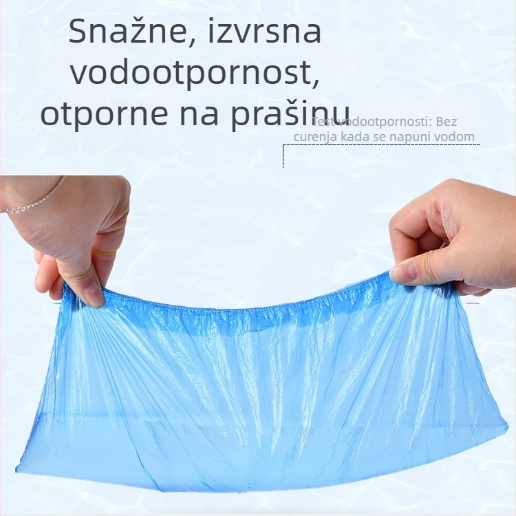 Jednokratne navlake za cipele, debele, vodootporne, plastične, 100 komada, univerzalna veličina