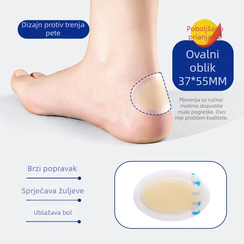 Podloške za petu protiv trenja za visoke potpetice