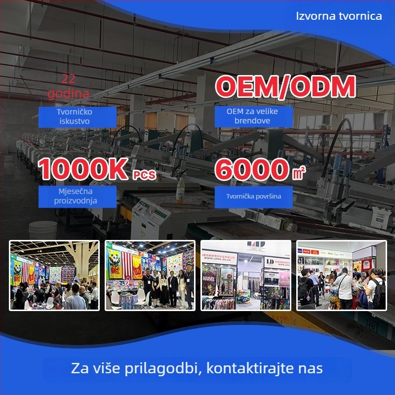Dvostrano tiskana kuhinjska krpa za čaj s logotipom, tisk toplinskog prijenosa, gofr uzorak, ultrafina mikrovlakna