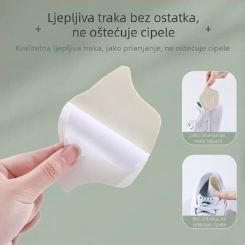 Poluveličinski ulošak protiv klizanja pete za visoke pete i tenisice