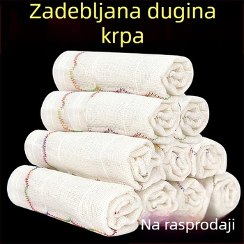 Kuhinjska šarena krpa za suđe, upija i bez dlačica, za brisanje stola i sudopera