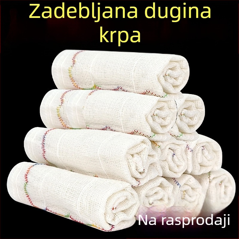 Kuhinjska šarena krpa za suđe, upija i bez dlačica, za brisanje stola i sudopera
