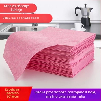30x30 Krpa za čišćenje od kokosove ljuske, debela, otporna na ulja, kuhinjska krpa