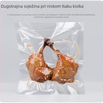 Debela sjajna vrećica za vakuumsko pakiranje hrane, 20 mm, 24, prozirna kompresijska vrećica, plastična vrećica za čuvanje svježine, veleprodaja