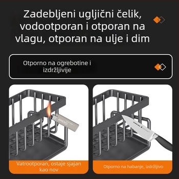 Kuhinjski organizator sudopera za spužvice, sredstvo za pranje posuđa i čelične vunice