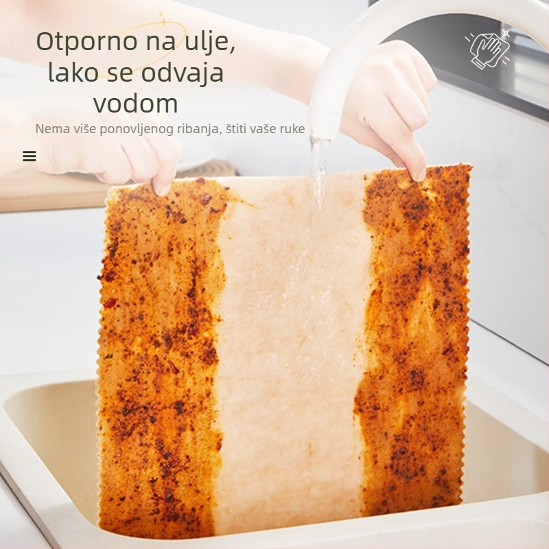 Debela lufa krpa za suđe – višenamjenska, upijajuća kuhinjska krpa