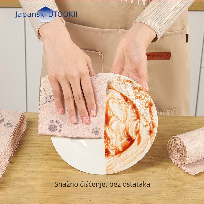 Kuhinjska spužva od lufe za uklanjanje masnoće i mrlja, mokro/suho krpica za pranje lonaca i zdjela