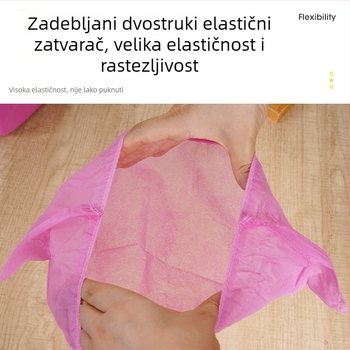 Jednokratne navlake za obuće od netkanog materijala, debele i otporne na habanje, za kućnu upotrebu, vodootporne i protuklizne, s izvlačnim dizajnom za goste
