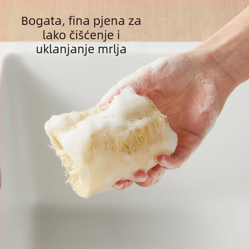 Prirodne spužvice od lufe za kupanje i pranje posuđa, mekane i tvrde spužvice od lufe, apsorberi ulja za posuđe, lufa podloške za čišćenje