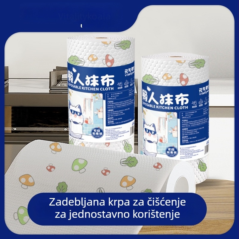 Koala papirnata krpa za suđe, dvostruka upotreba – mokro i suho, debela, upija, bez ulja