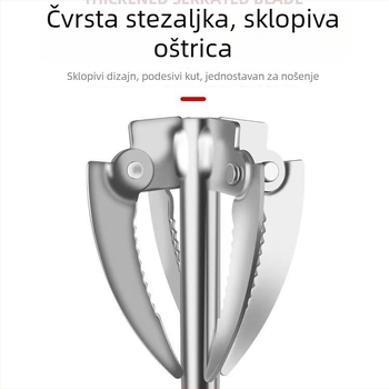 Veliki sklopivi nož za vodnu travu s četiri kandže sidra za ribolov