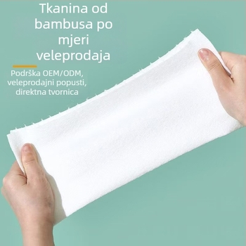 Jednokratna kuhinjska krpa od bambusovih vlakana za mokro i suho čišćenje, prilagođena