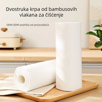 Jednokratna kuhinjska krpa od bambusovih vlakana za mokro i suho čišćenje, prilagođena