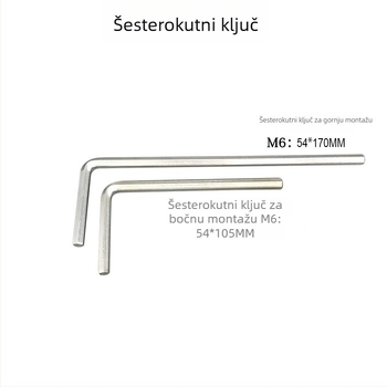 Set za montažu zidnog WC-a s nylonnim nosačima