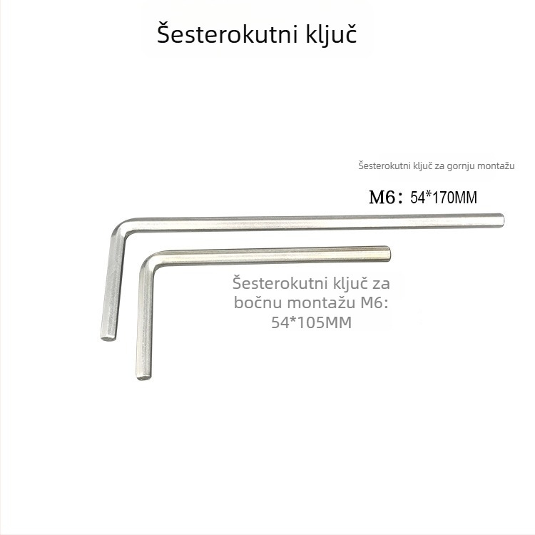 Set za montažu zidnog WC-a s nylonnim nosačima