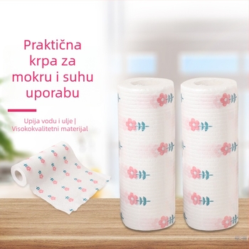 Dvostrana krpa za čišćenje kuhinje, mokro i suho, jednokratna, od netkanog materijala