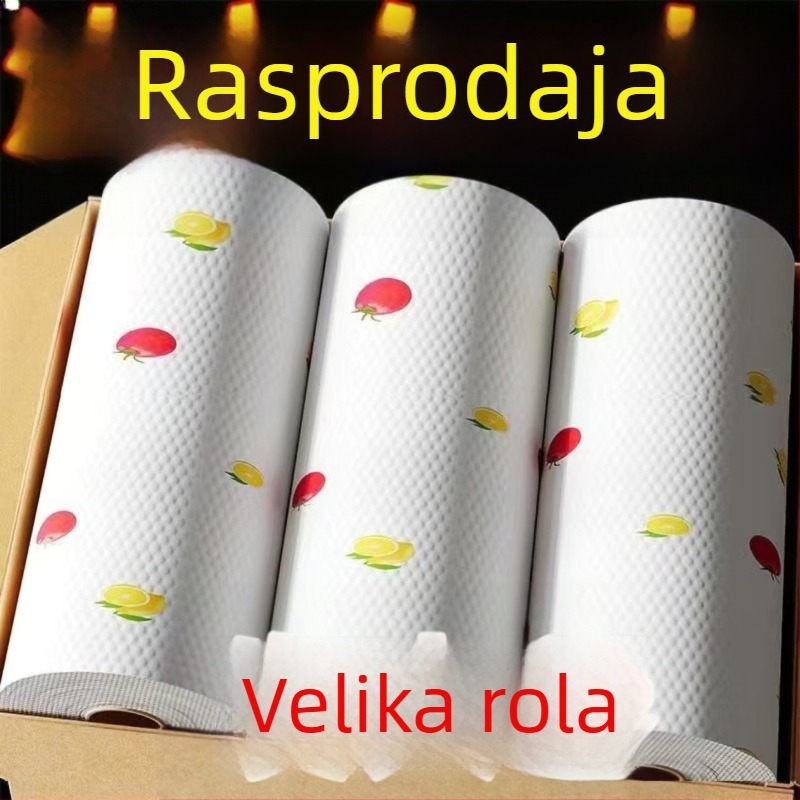 Debela ručnika za čišćenje s dvostrukom namjenom za suho i mokro čišćenje, periva kuhinjska krpa, upija vodu i masnoću, pogodna za kućnu upotrebu i dostavu.
