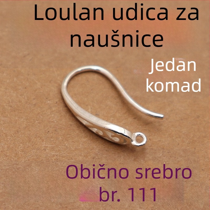 Srebro 925 – naušnice s izrezbarenim uzorkom, retro Loulan stil, ručna izrada, naušnice s resicama