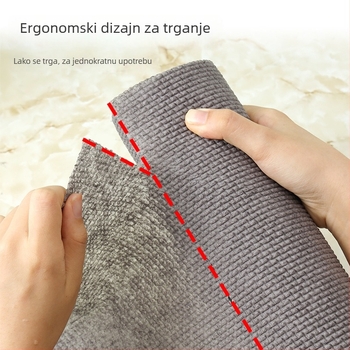 Otporna kuhinjska krpa koja zamjenjuje čeličnu vunicu; jednokratna krpa od netkanog materijala za čišćenje posuda i lonaca
