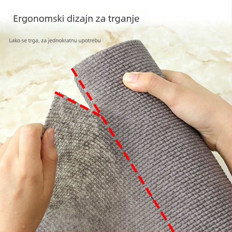 Otporna kuhinjska krpa koja zamjenjuje čeličnu vunicu; jednokratna krpa od netkanog materijala za čišćenje posuda i lonaca