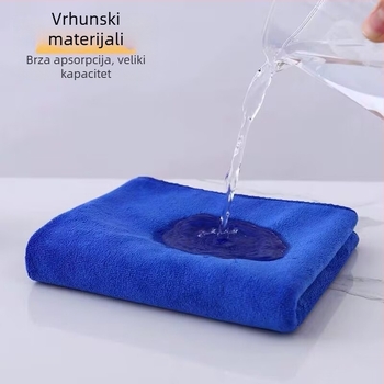 Deblja mikrovlakana krpa za čišćenje, bez vlakana, upijajuća, za kuhinju, staklo, podove i pranje automobila