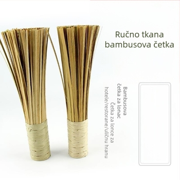 Tradicionalna bambusova četka za pranje posuda, ručno izrađena kuhinjska četka