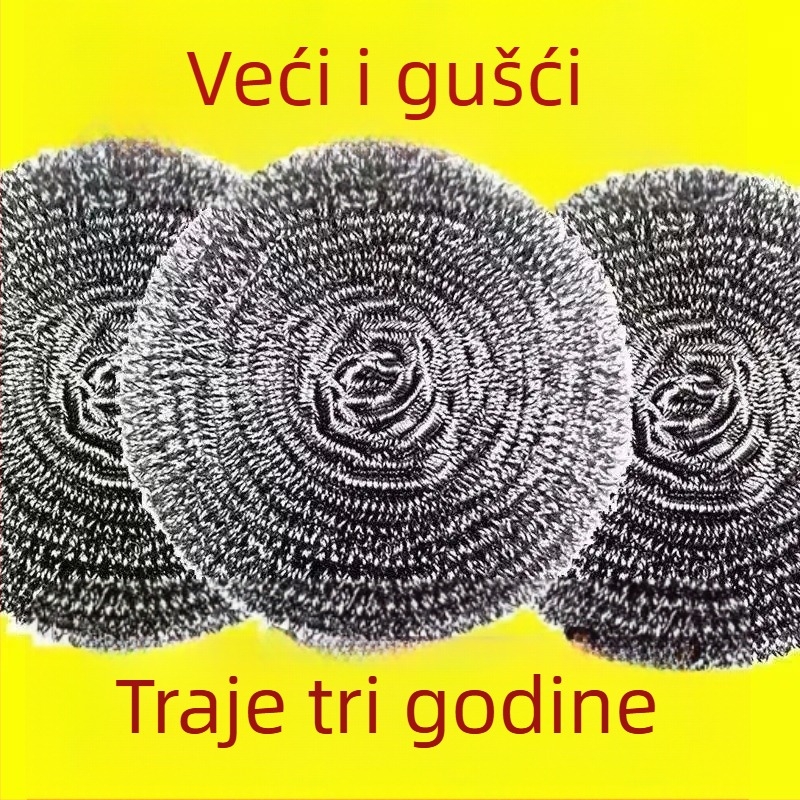 Kuhinjska kuglica od nehrđajućeg čelika 410 za posuđe i lonce