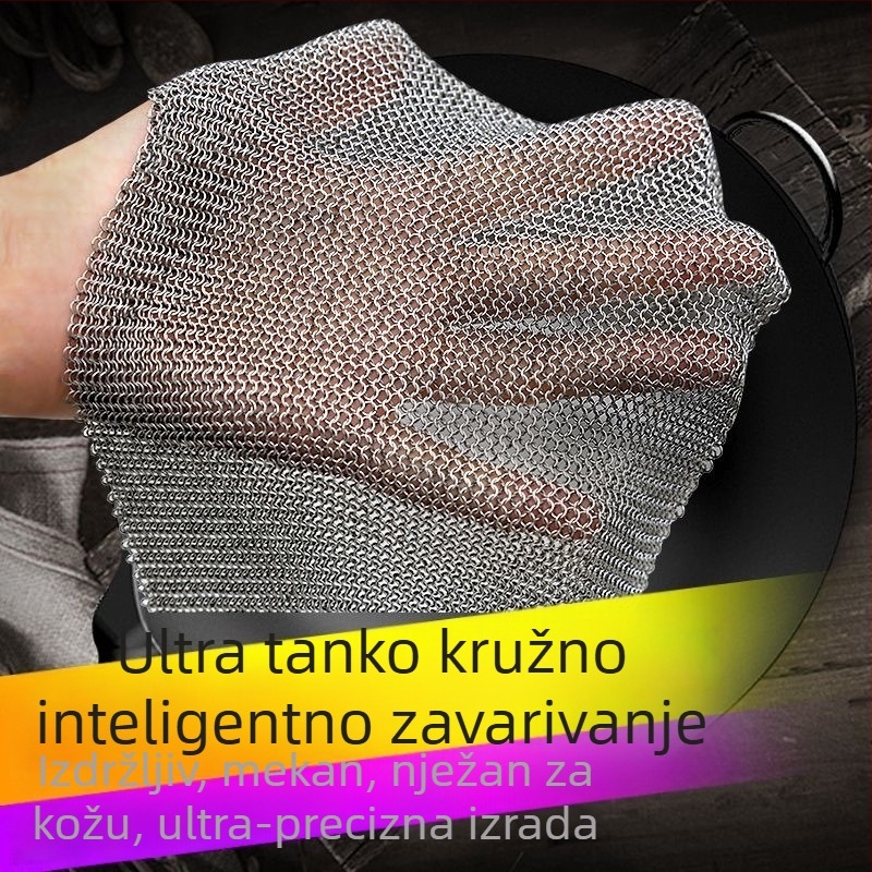 316L nehrđajući čelik – četka za posuđe s metalnom kuglom za kuhinjsko čišćenje