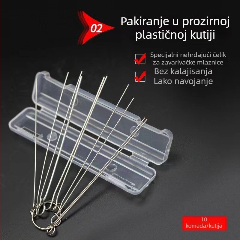 Set za čišćenje tuš glave s četkom i iglom za čišćenje