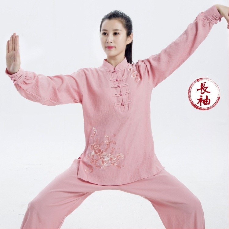 Ljetni ženski tai chi kostim, set za vježbanje Eight-Section Brocade, moderan