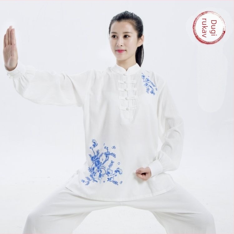 Ljetni ženski tai chi kostim, set za vježbanje Eight-Section Brocade, moderan