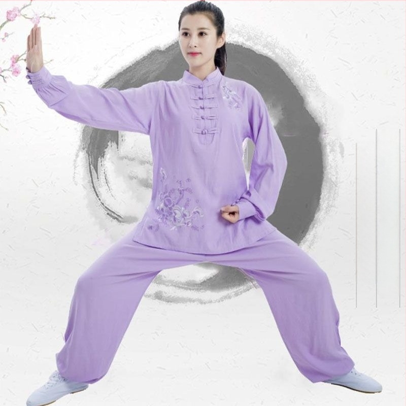 Ljetni ženski tai chi kostim, set za vježbanje Eight-Section Brocade, moderan