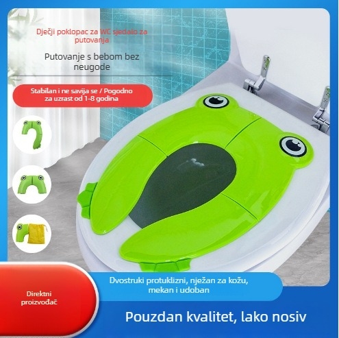 Prenosivo sklopivo dječje sjedalo za toaletu – za putovanja
