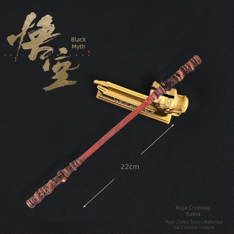Sun Wukong Aluminijski Model Oružja S Šipkom — Veliki Mudrac Jednak Nebu