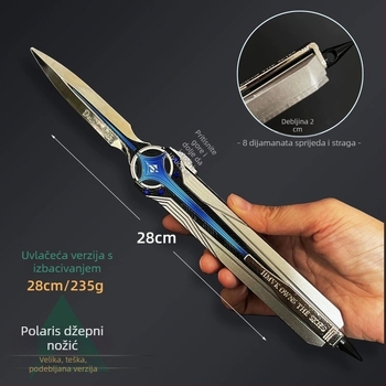 Polaris Delta akcijska figurica od metalnog legura s opružnim mehanizmom