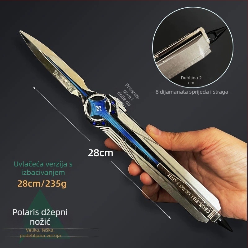 Polaris Delta akcijska figurica od metalnog legura s opružnim mehanizmom