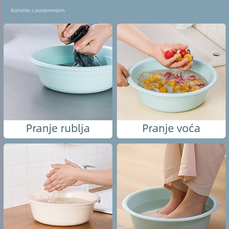 Plastični umivaonik za lice, europski stil duboka posuda, boje variraju