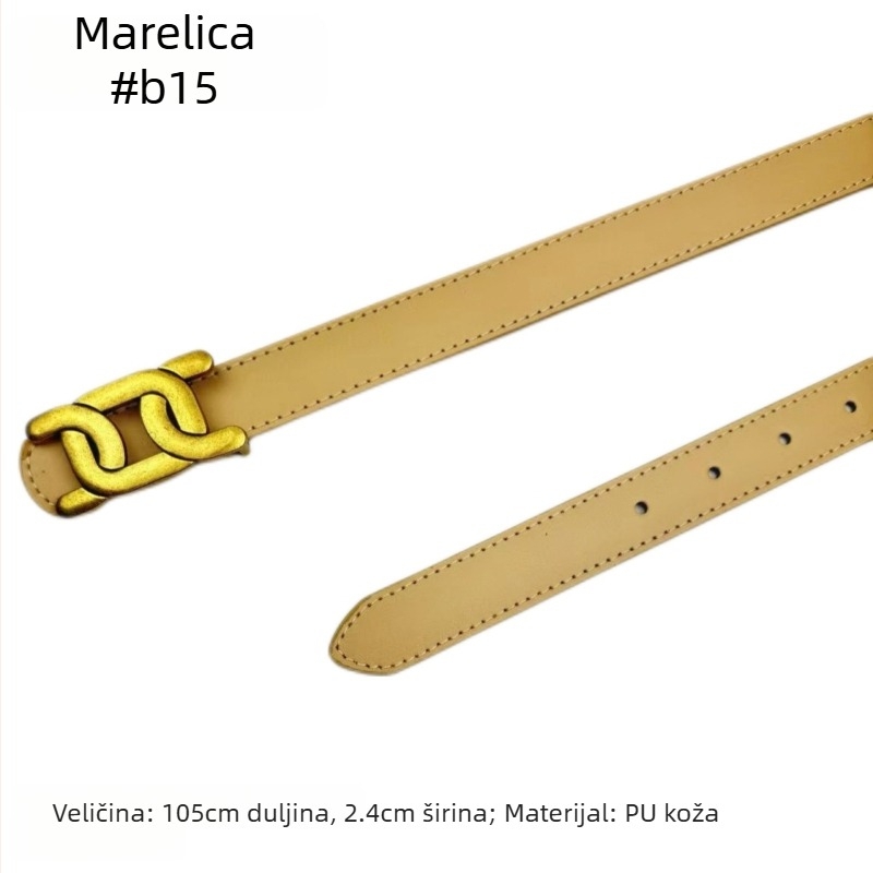 Premium ženski kaiš – svestran minimalistički dodatak za pulovere, hlače i traperice