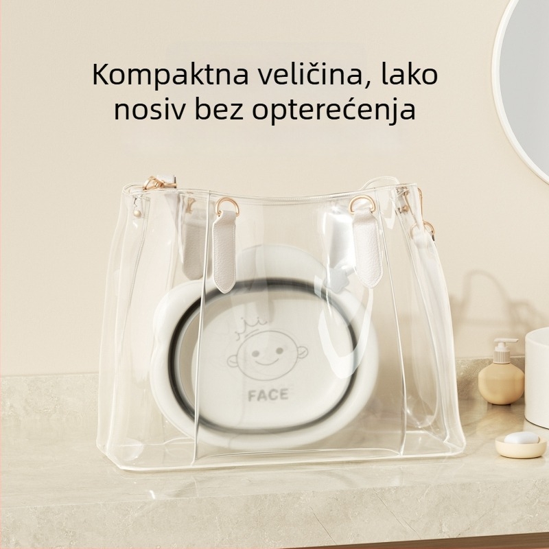 Krevetica za bebu u obliku oblaka, sklopiva i viseća, za pranje lica, stopala i stražnjice