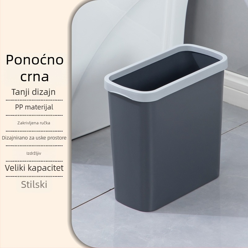 Set koševa za smeće za dom: kompaktni koševi za kupaonicu, kuhinju i zahod