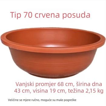 Debela plastična kućna posuda – višestruka posuda za lice, povrće, kupanje i pranje stopala
