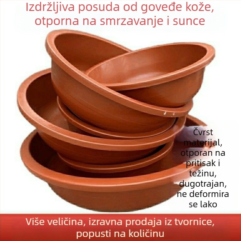 Debela plastična kućna posuda – višestruka posuda za lice, povrće, kupanje i pranje stopala