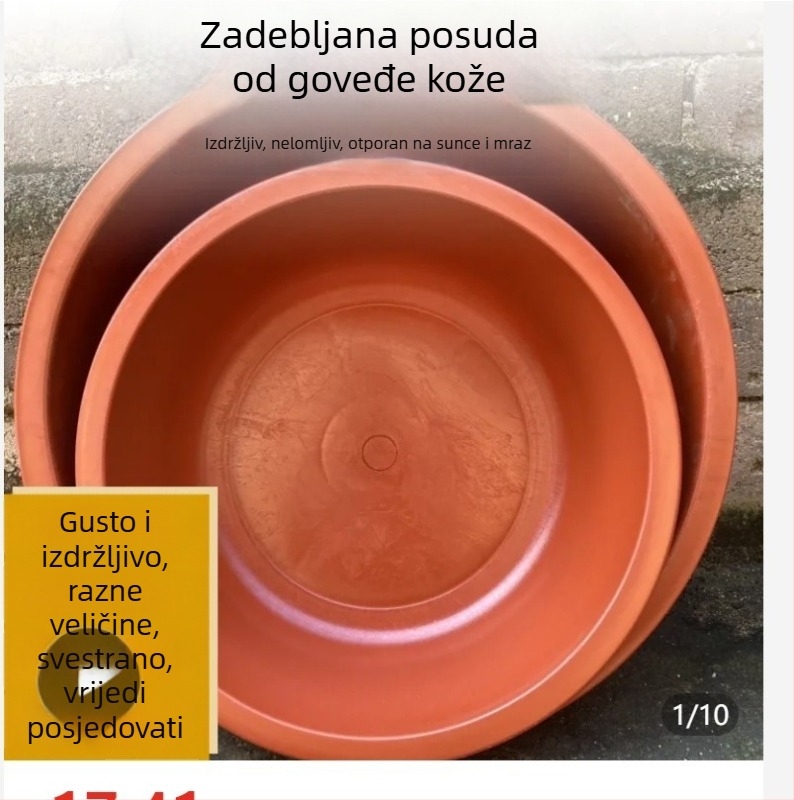 Debela plastična kućna posuda – višestruka posuda za lice, povrće, kupanje i pranje stopala