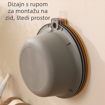Plastični umivaonik za lice s Mickey motivom, zidni, bez bušenja, karikatura stil, za djecu i učenike