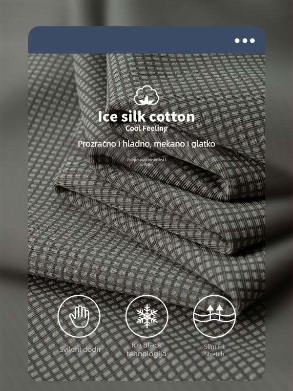 Muške ljetne sportske hlače, slim fit, lagane i prozračne, europski stil, casual