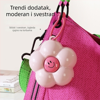 Sedmodnevni organizator lijekova s cvjetnim uzorkom, prijenosna čvrsta kutija za tablete