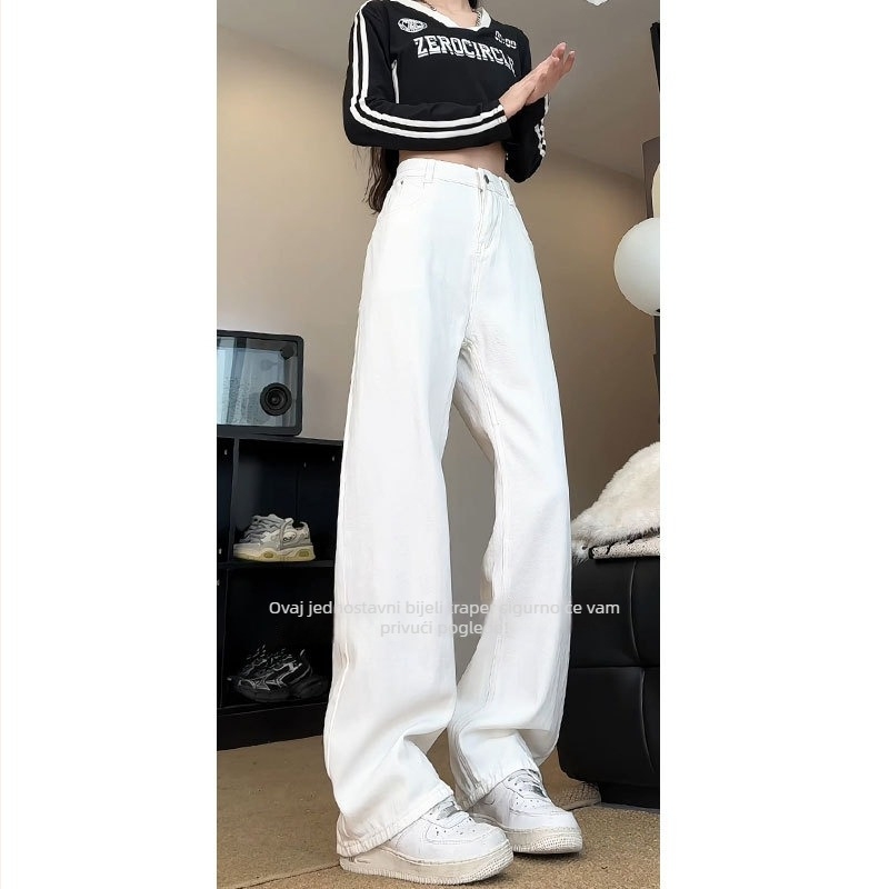Unisex traperice slim straight, svijetlo isprane, mekani denim, casual stil, plus veličina, jesen.